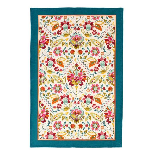 Bild von Bountiful Floral Cotton Tea Towel - Ulster Weavers