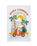 Bild von Tea Towel Cotton Sunny Santa  - Ulster Weavers
