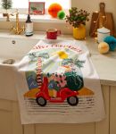 Bild von Tea Towel Cotton Sunny Santa  - Ulster Weavers
