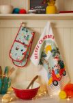 Bild von Tea Towel Cotton Sunny Santa  - Ulster Weavers