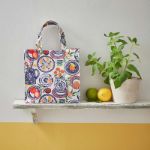 Bild von Shopper Bag S PVC Mediterranean Plts - Ulster Weavers
