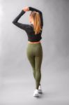 Bild von Leggings Yoga and Run in grün von The Spirit of OM