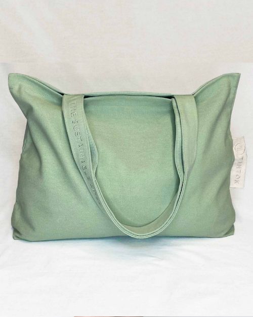 Bild von Rima Canvas Pastel Green Umhängetasche