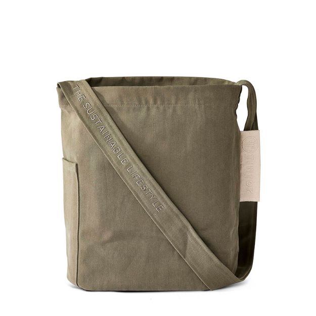 Bild von Mira Canvas Khaki Umhängetasche