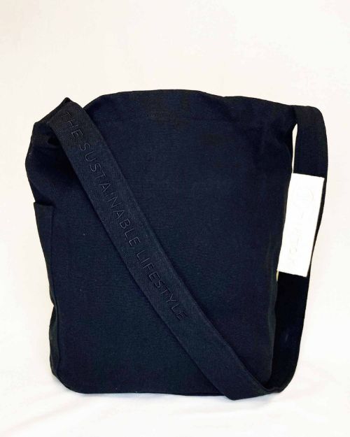 Bild von Mira Canvas Jet Black Umhängetasche