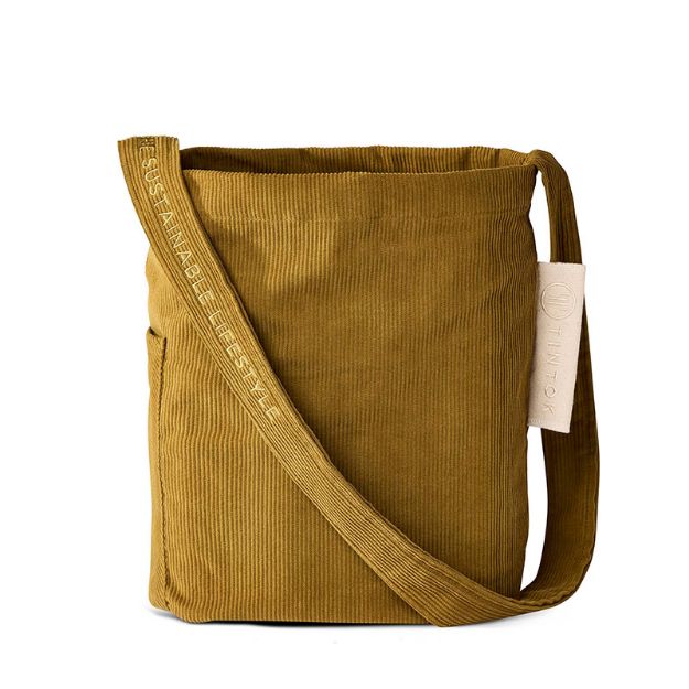Bild von Mati Corduroy Olive Umhängetasche