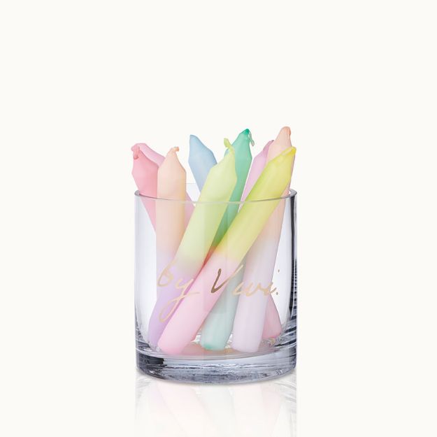 Bild von Deko Glas Klein (ohne Kerzen)  by Vivi. Logo - by vivi.