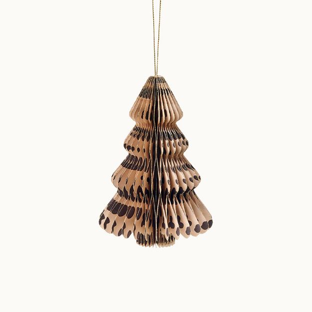 Bild von Anhänger Weihnachtsbaum aus Papier Classic Leo 15cm - by vivi.