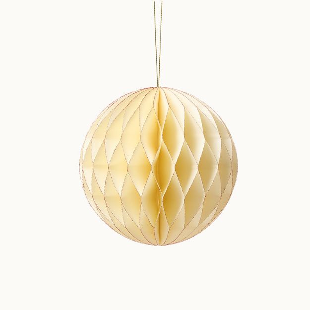 Bild von Anhänger Weihnachtskugel aus Papier Classic Christmas 15 cm - by vivi.