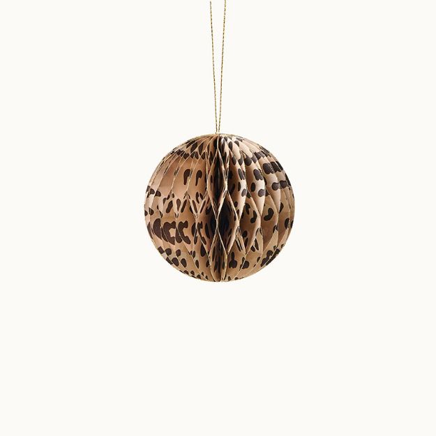 Bild von Anhänger Weihnachtskugel aus Papier Classic Leo 10cm  - by vivi.