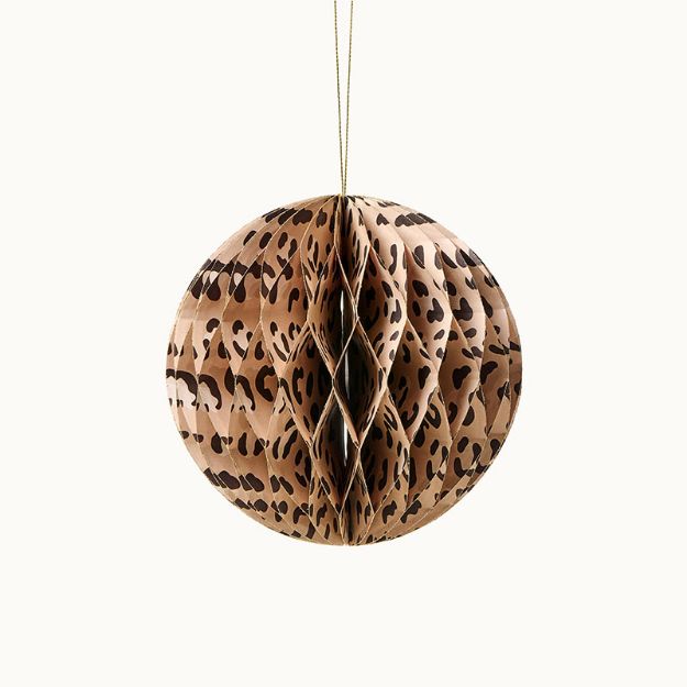 Bild von Anhänger Weihnachtskugel aus Papier Classic Leo 15cm - by vivi.
