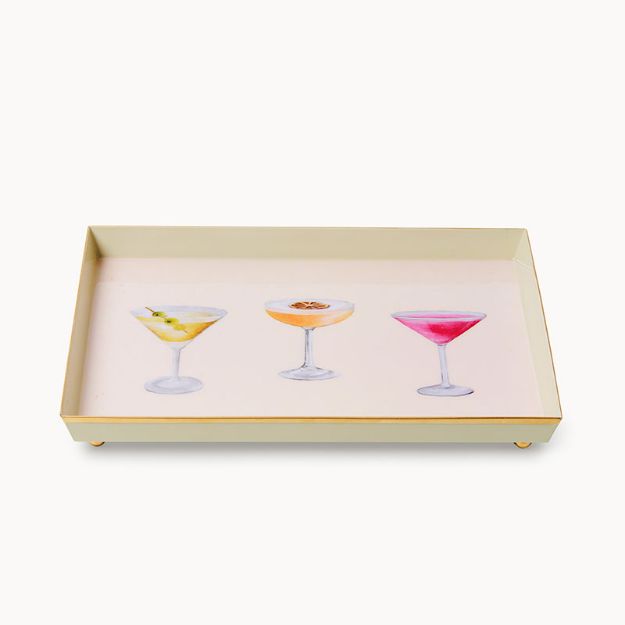 Bild von Deko Tablett Martinis - by vivi.