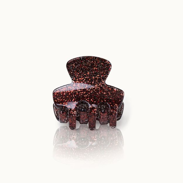 Bild von Haarklammer Klein Brown Glitter - by vivi.