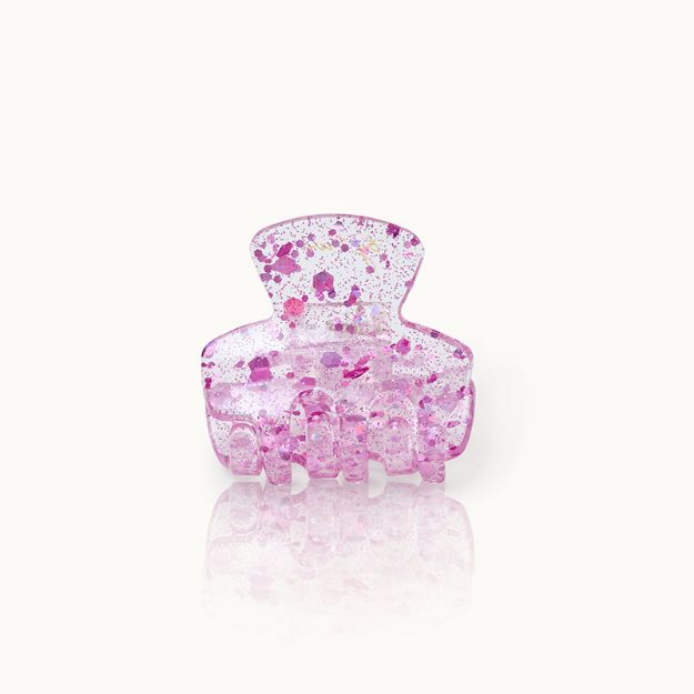 Bild von Haarklammer Klein Pink Sparkle - by vivi.
