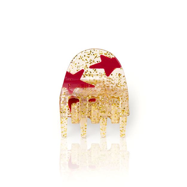 Bild von Haarklammer Star Red Gold - by vivi.