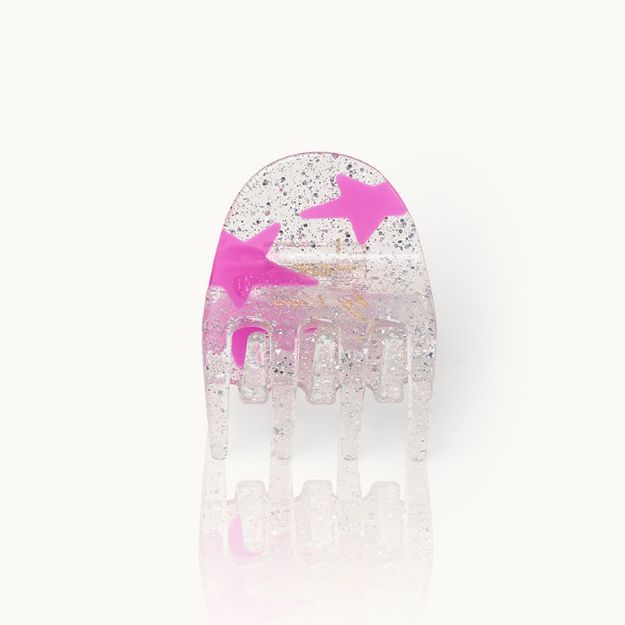 Bild von Haarklammer Star Silver Glitter - by vivi.