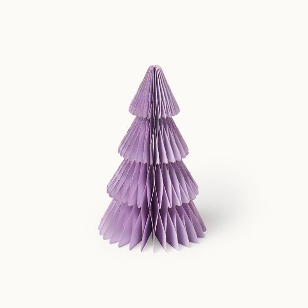 Bild von Weihnachtsbaum aus Papier Lavender 25 cm - by vivi.