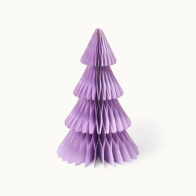 Bild von Weihnachtsbaum aus Papier Lavender 35 cm - by vivi.