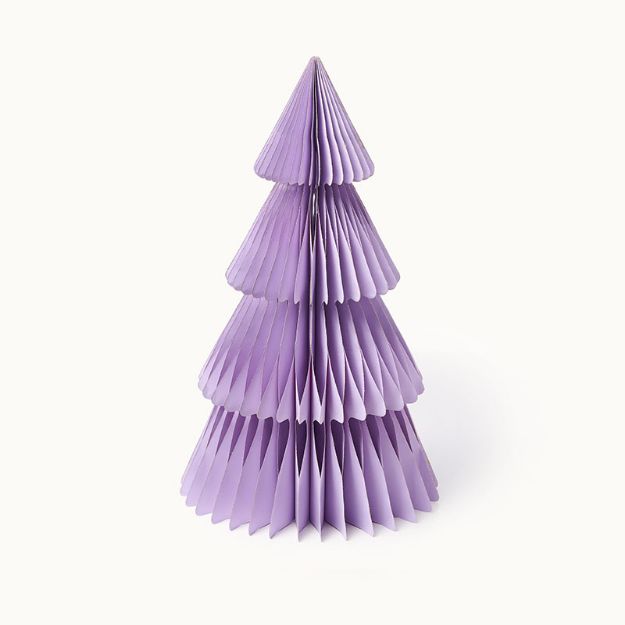 Bild von Weihnachtsbaum aus Papier Lavender 50 cm - by vivi.