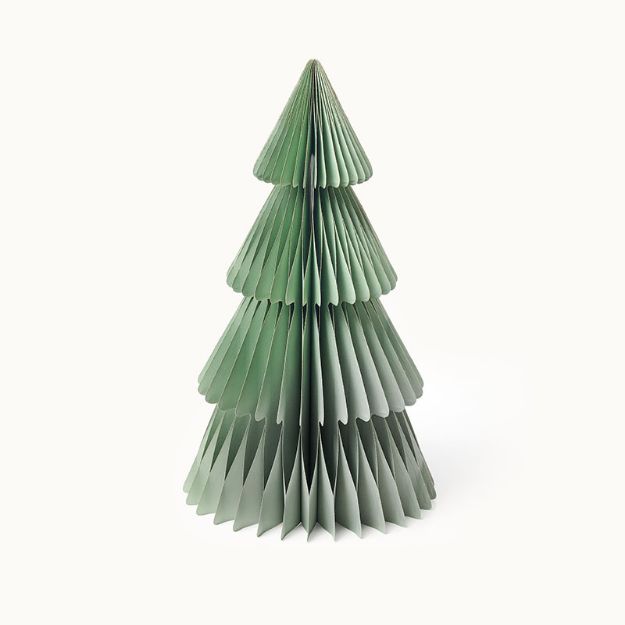 Bild von Weihnachtsbaum aus Papier Light Green 50 cm  - by vivi.