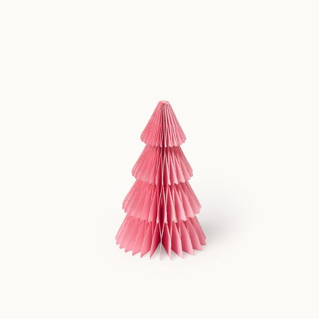 Bild von Weihnachtsbaum aus Papier Rose 15 cm - by vivi.