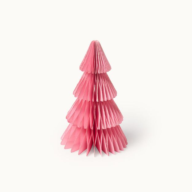 Bild von Weihnachtsbauml aus Papier Rose 25 cm - by vivi.