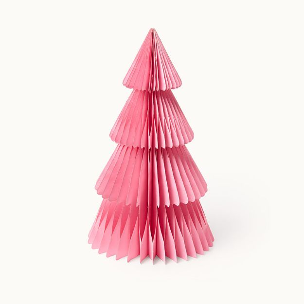 Bild von Weihnachtsbauml aus Papier Rose 50 cm - by vivi.