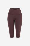 Bild von Yoga Leggings Capri Vana in braun von The Spirit of Om