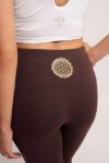 Bild von Yoga Leggings Capri Vana in braun von The Spirit of Om