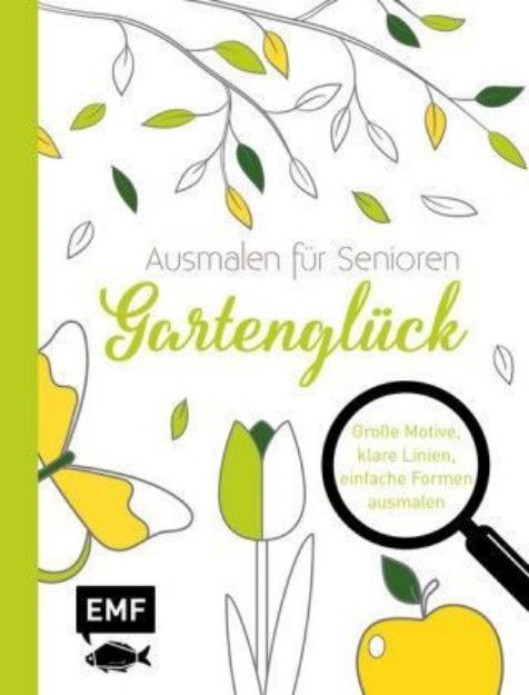 Bild von Ausmalen für Senioren – Gartenglück