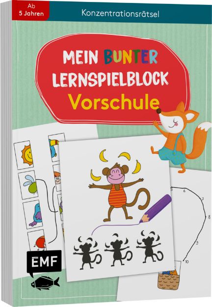 Bild von Mein bunter Lernspielblock – Vorschule:Konzentrationsrätsel
