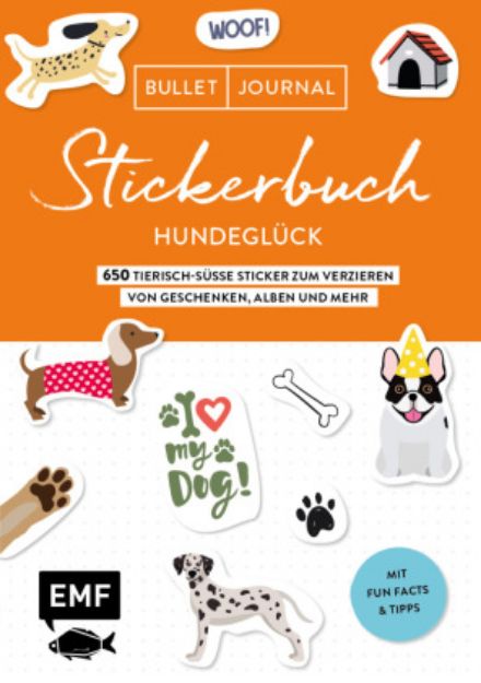 Bild von Bullet Journal Stickerbuch – Hundeglück