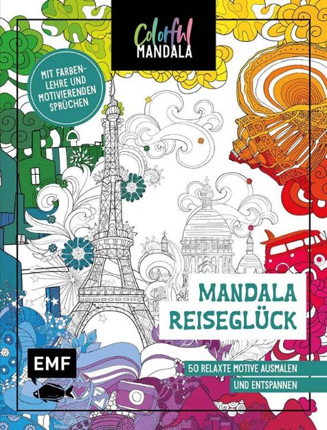Bild von Colorful Mandala – Mandala – Reiseglück