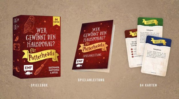 Bild von Kartenbox: Wer gewinnt den Hauspokal?Das Partyspiel für alle Harry Potter-Fa