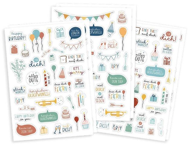 Bild von Sticker-Set Geburtstag
