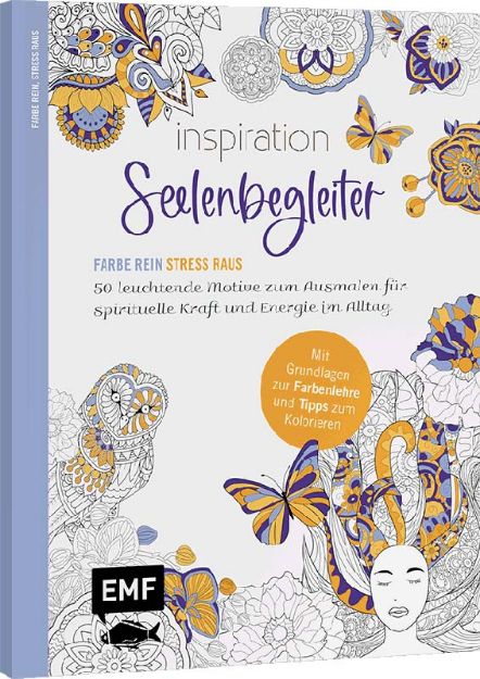 Bild von Inspiration Seelenbegleiter | 50leuchtende Motive zum Ausmalen für spir