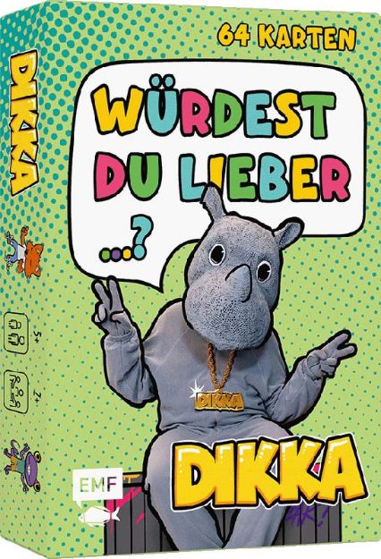 Bild von DIKKA: Kartenspiel: Würdest dulieber...? Nashornstarke Fragen für Kid