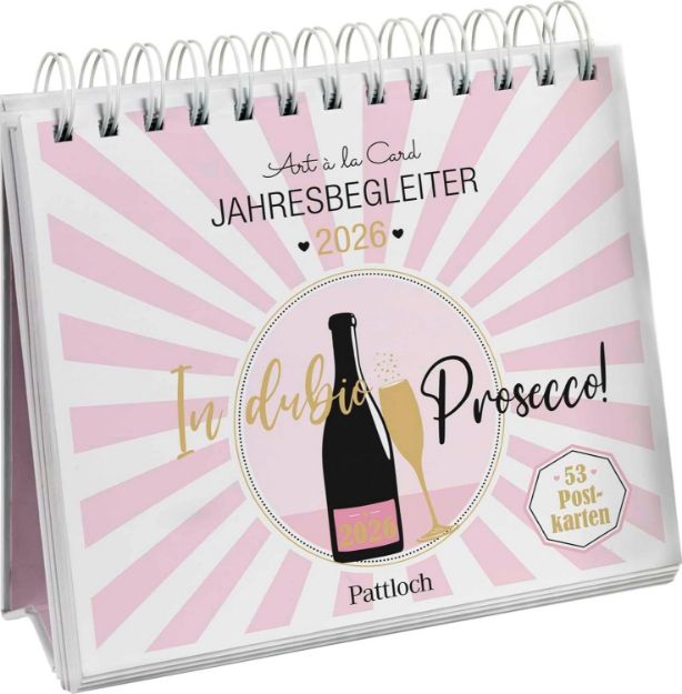 Bild von Art à la Card: Postkartenkalender 2026: In dubio Prosecco