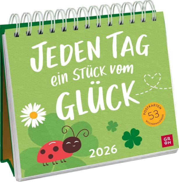 Bild von Buck, Julia: Postkartenkalender 2026: Jeden Tag ein Stück vom Glück