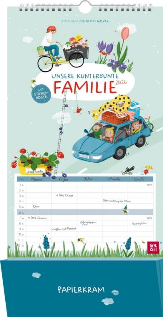 Bild von Familienplaner 2026: Unsere kunterbunte Familie