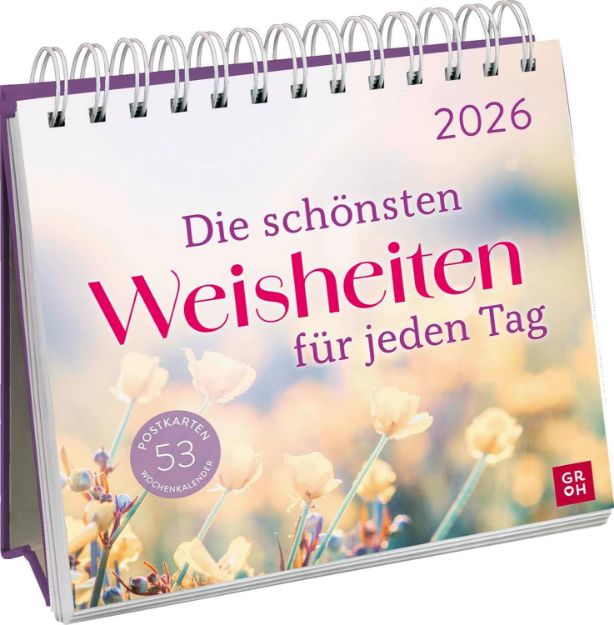 Bild von Postkartenkalender 2026: Die schönsten Weisheiten für jeden Tag