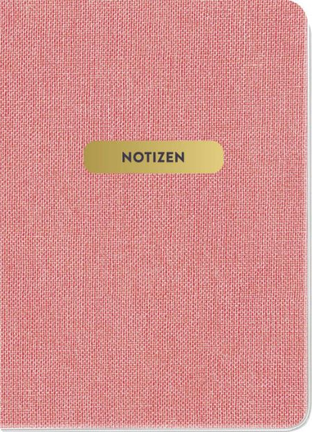 Bild von Notizheft Blumenglück Rosa