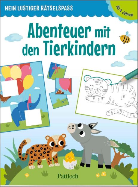 Bild von Mein lustiger Rätselspass - Abenteuer mit den Tierkindern