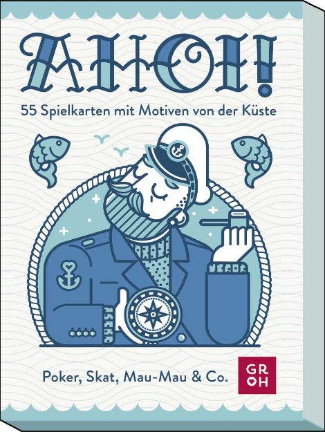 Bild von Ahoi! 55 Spielkarten mit Motiven von der Küste