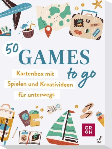 Bild von 50 Games to go - Kartenbox mit vielen Spielen und Kreativideen für unterwegs