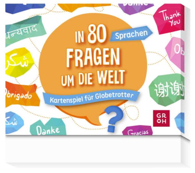 Bild von In 80 Fragen um die Welt - Sprachen: Kartenspiel für Globetrotter