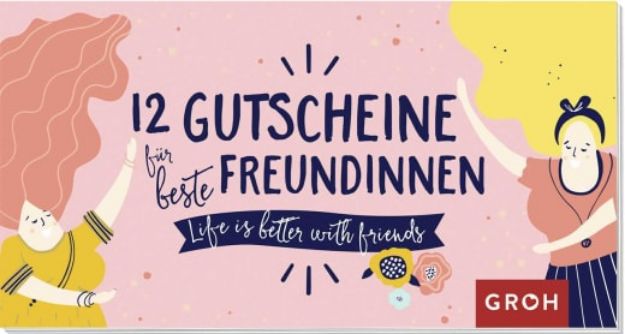 Bild von 12 Gutscheine für beste Freundinnen