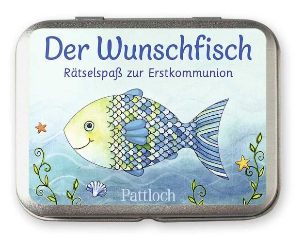 Bild von Der Wunschfisch. Rätselspass zur Erstkommunion Metallbox