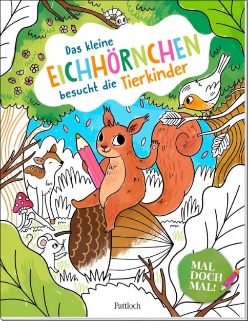 Bild von Mal doch mal! - Das kleine Eichhörnchen besucht die Tierkinder