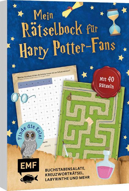 Bild von Mein zauberhafter Rätselblock für HarryPotter-Fans – Finde die Eule!